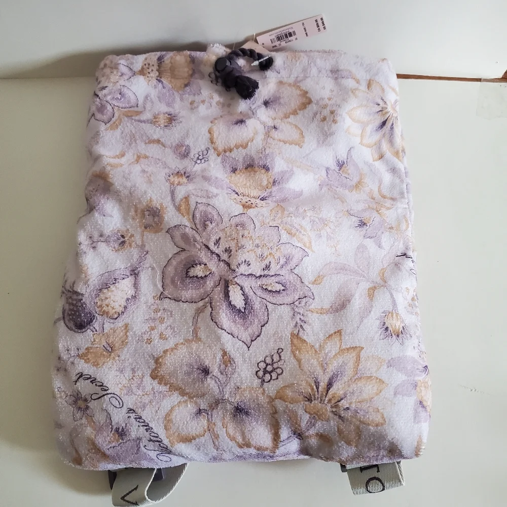 Victoria's Secret 2-in-1 Floral Towel Backpack